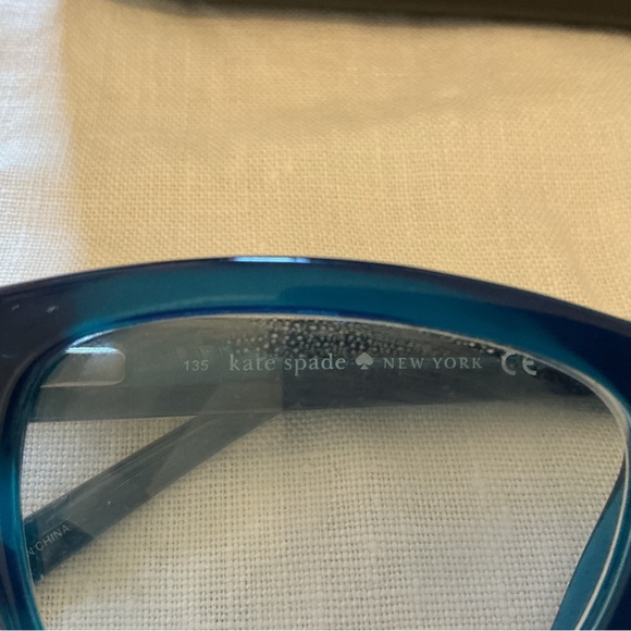 Kate Spade Destinee Eyeglasses **FRAME ONLY** +2 readers in blue - Picture 4 of 5